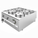 Buffalo 600 serie 4 pot bain marie Buffalo 600 serie 4 pot bain marie