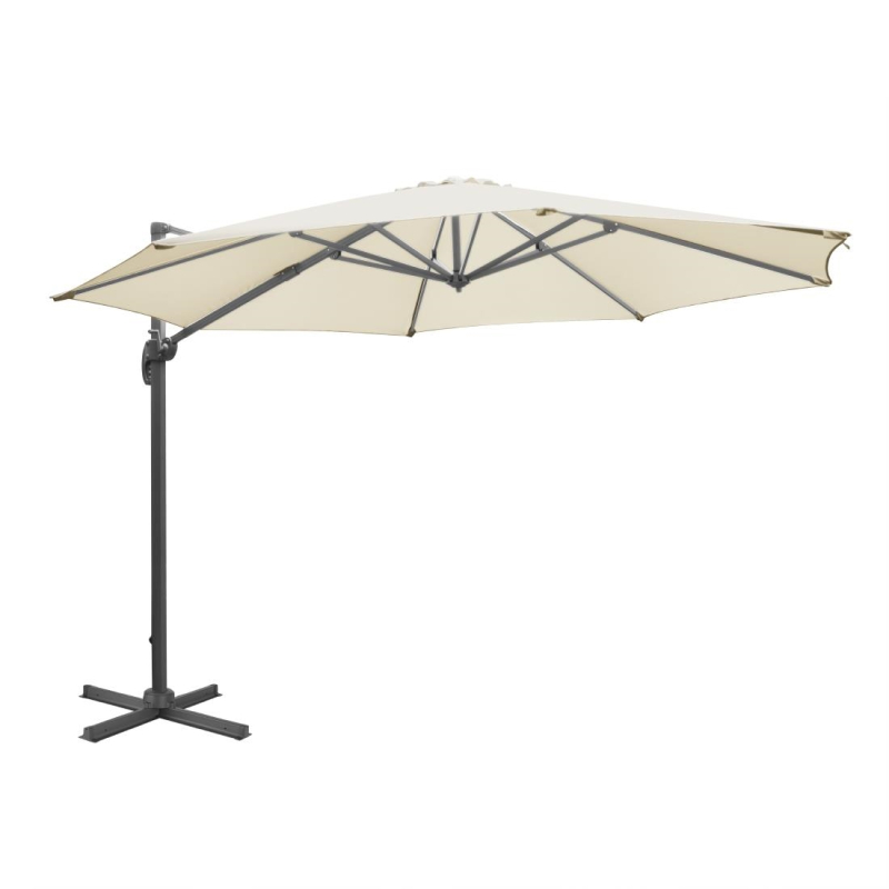 Bolero venice heavy duty parasol crème 3,5m Bolero venice heavy duty parasol crème 3,5m