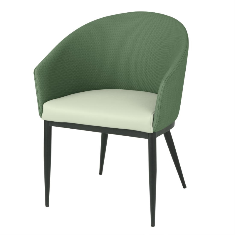 Bolero sloane interieur eetkamerstoelen - groene bos mix (set van 2) Bolero sloane interieur eetkamerstoelen - groene bos mix (set van 2)