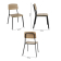Bolero beaufort houten eetkamerstoelen (pak van 2) Bolero beaufort houten eetkamerstoelen (pak van 2)
