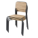 Bolero santorini tuinstoelen met houteffect (4 stuks) Bolero santorini tuinstoelen met houteffect (4 stuks)
