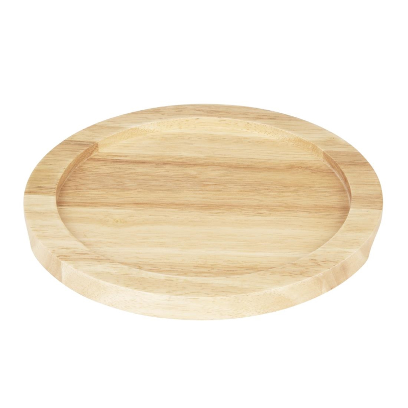 Olympia Hevea bord voor gietijzer ronde sizzler 254mm voor gj556 Olympia Hevea bord voor gietijzer ronde sizzler 254mm voor gj556