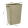 Jantex smalle afvalbak beige 60ltr Jantex smalle afvalbak beige 60ltr