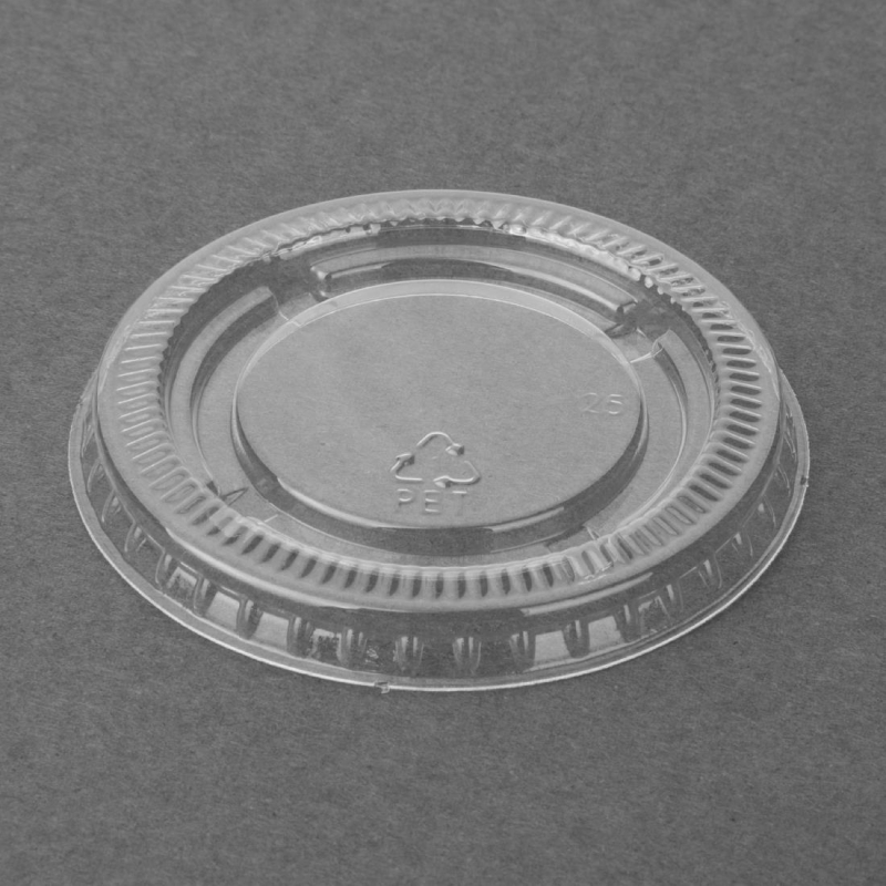 Fiesta recycleerbare deksel voor portiebekers (pak van 1000) Fiesta recycleerbare deksel voor portiebekers (pak van 1000)