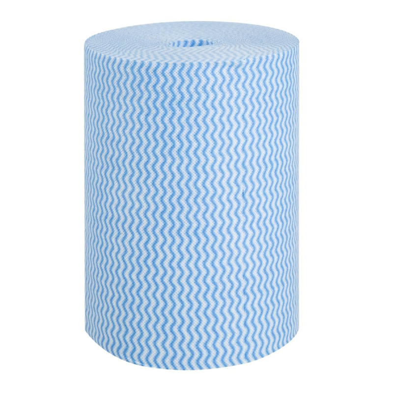 Jantex groene composteerbare reinigingsdoek blauw (verpakking van 200) Jantex groene composteerbare reinigingsdoek blauw (verpakking van 200)