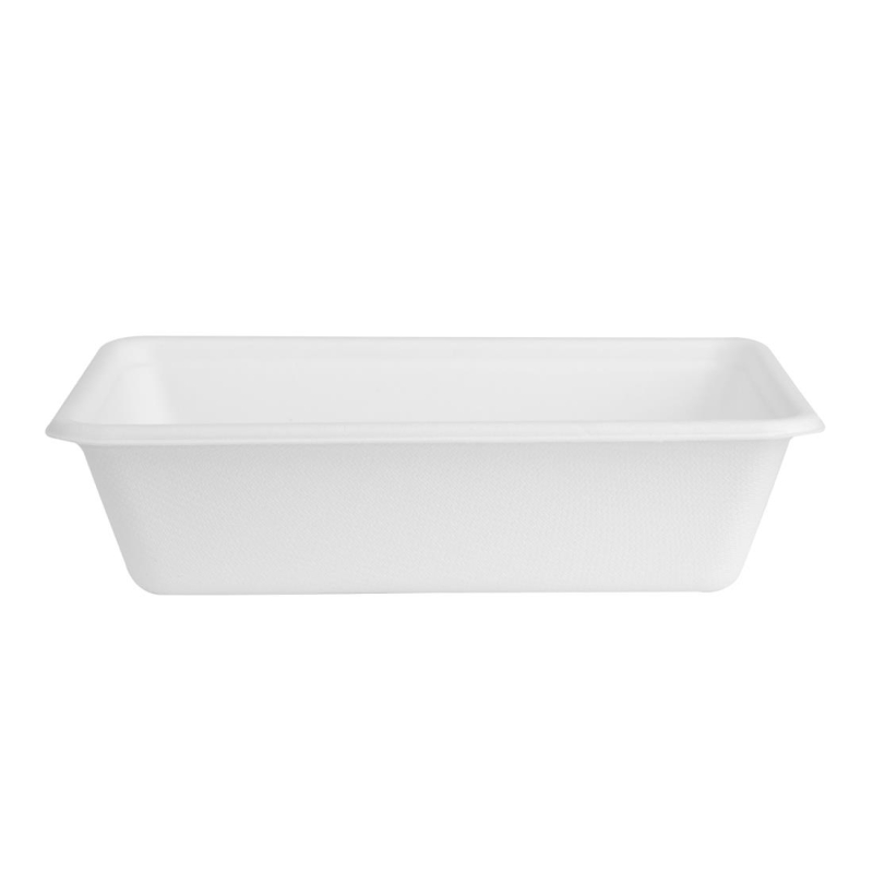 Fiesta composteerbare bagasse voedsel container basissen 650ml (pak van 100) Fiesta composteerbare bagasse voedsel container basissen 650ml (pak van 100)