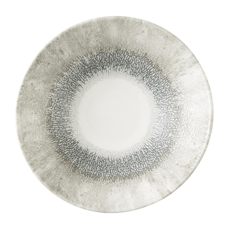 Churchill Studio Prints Fusion Grey diepe coupe kom 22 cm pak van 6 Churchill Studio Prints Fusion Grey diepe coupe kom 22 cm pak van 6