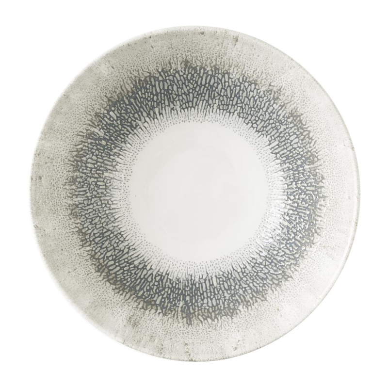 Churchill Studio Prints Fusion Grey diepe coupe kom 19.1 cm pak van 6 Churchill Studio Prints Fusion Grey diepe coupe kom 19.1 cm pak van 6