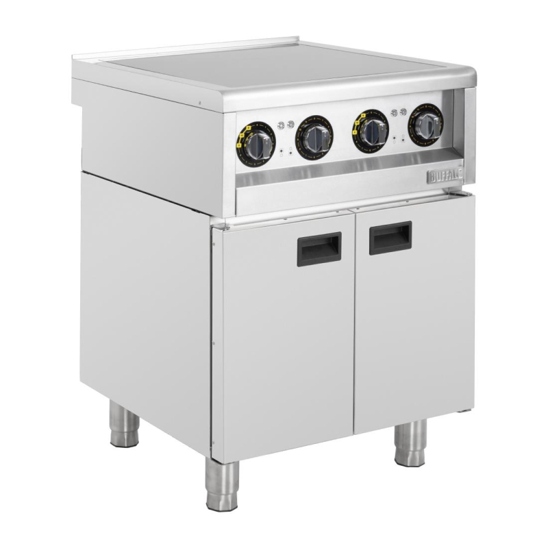Buffalo 600 serie 4 zone vrijstaande inductiekookplaat 2x 3kw Buffalo 600 serie 4 zone vrijstaande inductiekookplaat 2x 3kw
