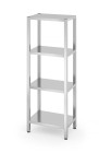 Opbergrek Met 4 Planken, Hendi, Kitchen Line, 600x400x(h)1800mm Opbergrek Met 4 Planken, Hendi, Kitchen Line, 600x400x(h)1800mm