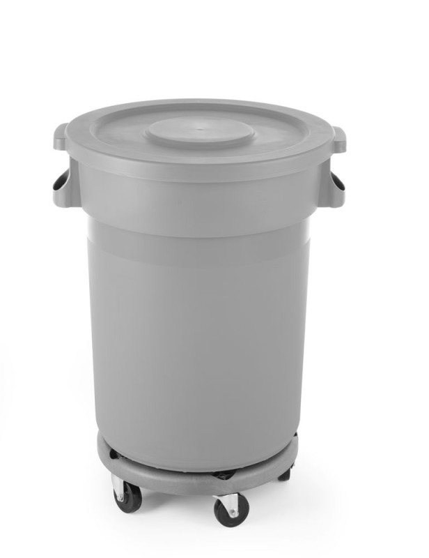 Trolley voor ronde afvalbak, AmerBox, past op 691403, ⌀400x(H)165mm Trolley voor ronde afvalbak, AmerBox, past op 691403, ⌀400x(H)165mm