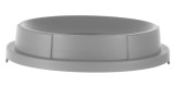 Open Deksel Voor Ronde Afvalbak, Amerbox, Past op 691038, Lichtgrijs, ⌀570x(h)135mm Open Deksel Voor Ronde Afvalbak, Amerbox, Past op 691038, Lichtgrijs, ⌀570x(h)135mm