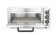 Pizza oven compact, HENDI, Zilver, 230V/2000W, 580x560x(H)275mm Pizza oven compact, HENDI, Zilver, 230V/2000W, 580x560x(H)275mm