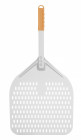 Pizzaschep Vierkant Geperforeerd Met Korte Handgreep, Hendi, 350x710mm Pizzaschep Vierkant Geperforeerd Met Korte Handgreep, Hendi, 350x710mm
