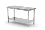 Centrale Werktafel Met Een Schap Budget Line – Geschroefd, Diepte: 600 Mm, Hendi, Budget Line, 1200x600x(h)850mm Centrale Werktafel Met Een Schap Budget Line – Geschroefd, Diepte: 600 Mm, Hendi, Budget Line, 1200x600x(h)850mm