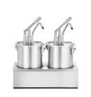 Sauspomp Roestvast Staal Set 2 Stuks, Hendi, 9l, 400x200x(h)440mm Sauspomp Roestvast Staal Set 2 Stuks, Hendi, 9l, 400x200x(h)440mm