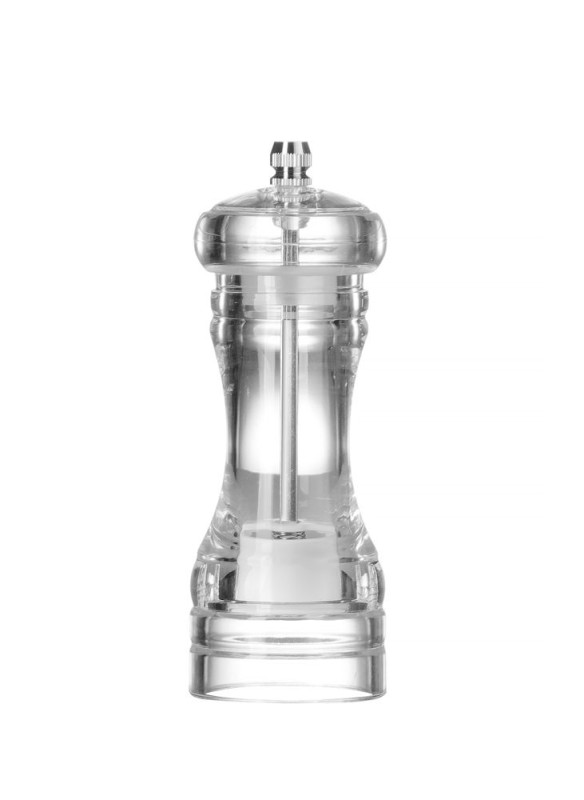 Pepermolen acryl, HENDI, Transparant, ⌀50x(H)113mm Pepermolen acryl, HENDI, Transparant, ⌀50x(H)113mm