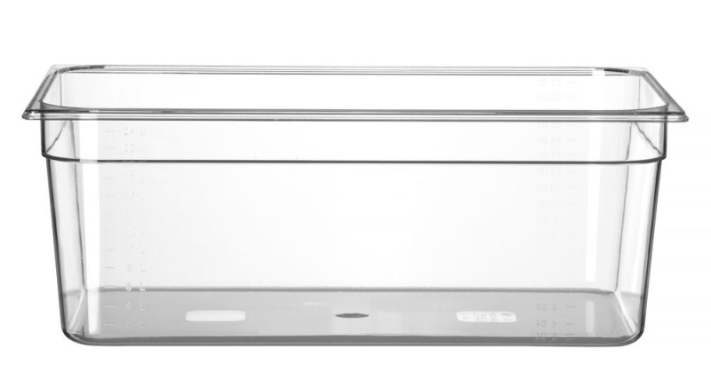 Container GN 1/1 polycarbonaat, HENDI, Profi Line, GN 1/1, 24L, Transparant, 530x325x(H)200mm Container GN 1/1 polycarbonaat, HENDI, Profi Line, GN 1/1, 24L, Transparant, 530x325x(H)200mm