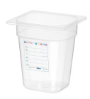 Container GN 1/6, Hendi, GN 1/6, 1,6l, Transparant, 176x162x(h)100mm Container GN 1/6, Hendi, GN 1/6, 1,6l, Transparant, 176x162x(h)100mm