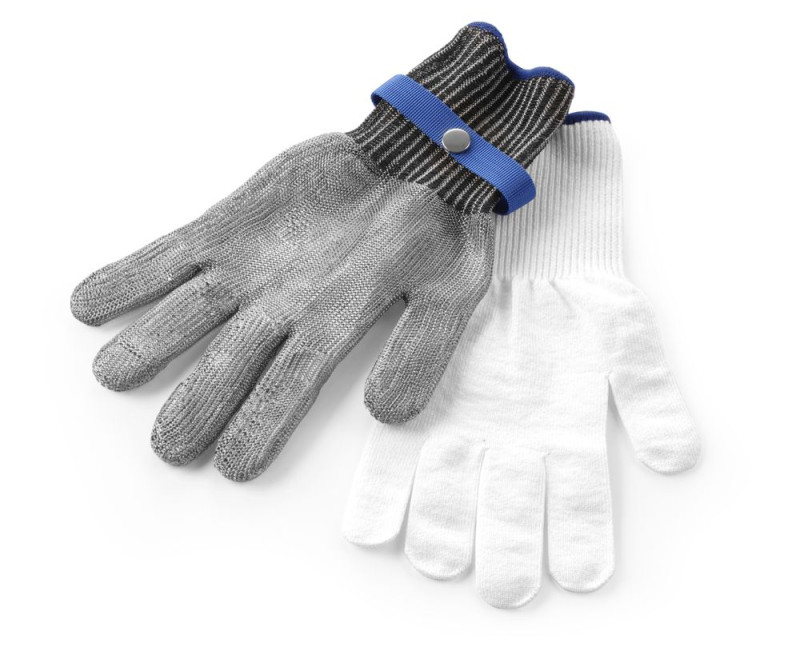 Snijbestendige handschoenen, gecertificeerd, HENDI, Medium, (L)305mm Snijbestendige handschoenen, gecertificeerd, HENDI, Medium, (L)305mm