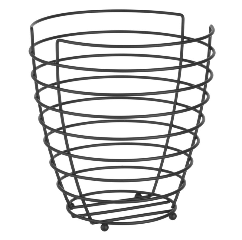 Fruitkorf zwart, HENDI, ⌀230x(H)250mm Fruitkorf zwart, HENDI, ⌀230x(H)250mm