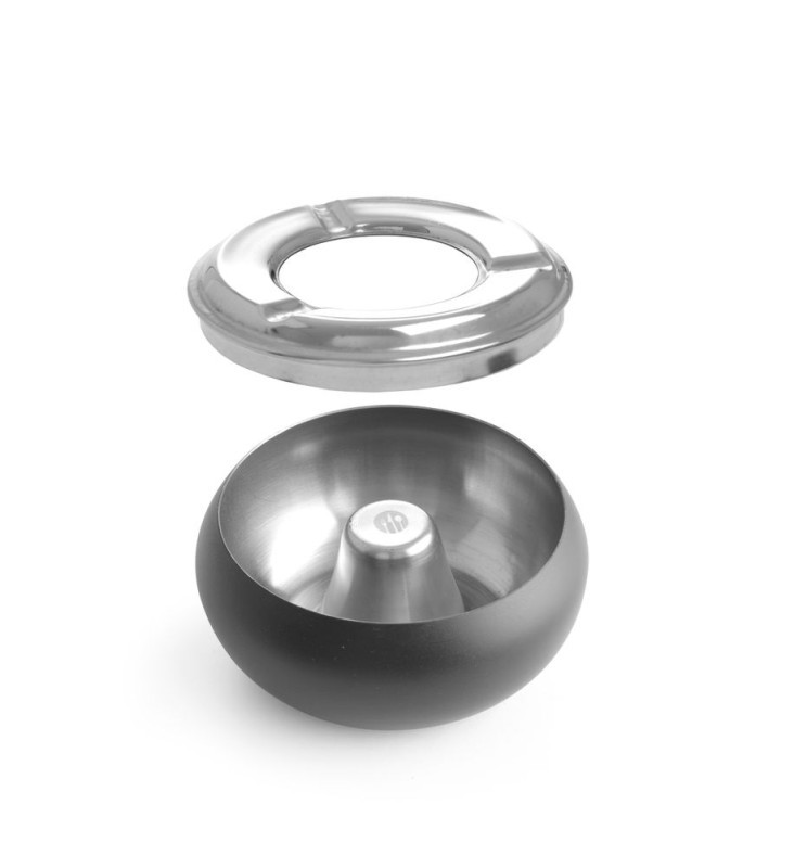 Terrasasbak zwart, HENDI, ⌀105x(H)58mm Terrasasbak zwart, HENDI, ⌀105x(H)58mm