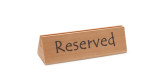 Tafelstandaard Reserved, Hendi, Reserved, 152x44x(h)44mm Tafelstandaard Reserved, Hendi, Reserved, 152x44x(h)44mm