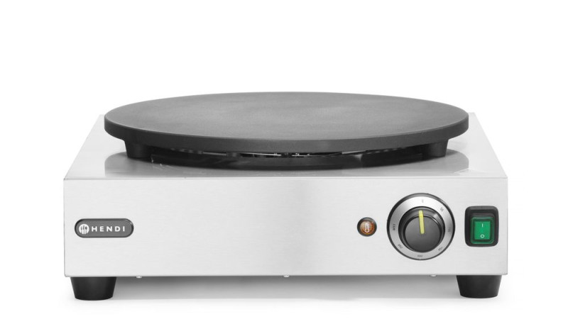 Crêpe bakplaat, HENDI, 230V/3000W, 458x520x(H)165mm Crêpe bakplaat, HENDI, 230V/3000W, 458x520x(H)165mm