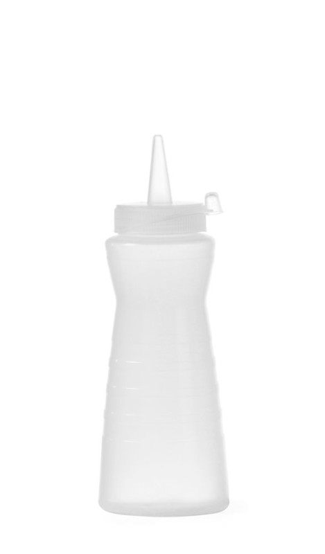 Dispenser flacon easy squeeze, HENDI, 0,2L, Geel, ⌀60x(H)170mm Dispenser flacon easy squeeze, HENDI, 0,2L, Geel, ⌀60x(H)170mm