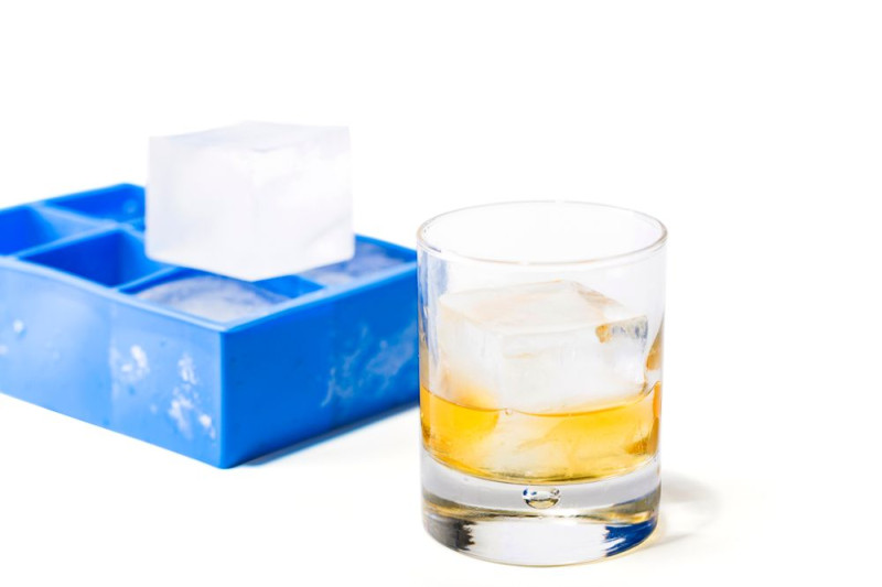 IJsblokjesvorm kubus XL, BarUp, Blauw, 170x110x(H)52mm IJsblokjesvorm kubus XL, BarUp, Blauw, 170x110x(H)52mm