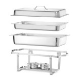 Chafing Dish Gastronorm 1/1, Hendi, Kitchen Line, 9l, 2 St., 600x358x(h)295mm Chafing Dish Gastronorm 1/1, Hendi, Kitchen Line, 9l, 2 St., 600x358x(h)295mm