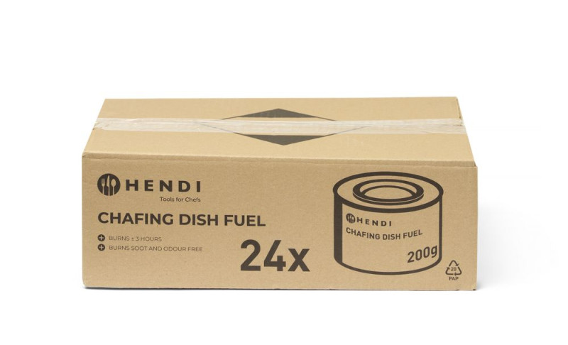 Chafing dish brandpasta blik, HENDI, 12 st Chafing dish brandpasta blik, HENDI, 12 st