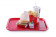 Fastfood dienbladen medium, HENDI, Rood, 305x415x(H)20mm Fastfood dienbladen medium, HENDI, Rood, 305x415x(H)20mm