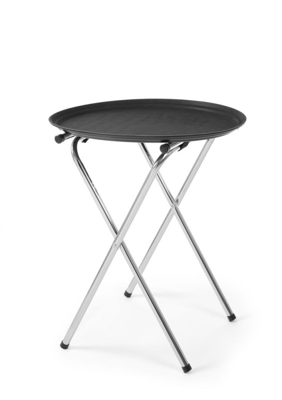 Uitklapbaar dienblad standaard, HENDI, 520x410x(H)800mm Uitklapbaar dienblad standaard, HENDI, 520x410x(H)800mm