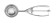 Portioneerlepel Kitchen Line, HENDI, Kitchen Line, 1/30, ⌀50mm