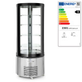 Gebaksvitrine Rond , Arktic, 360l, 220-240v/460w, ⌀680x(h)1755mm Gebaksvitrine Rond , Arktic, 360l, 220-240v/460w, ⌀680x(h)1755mm