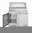 Saladette Met 2 Deuren en Verhoogde GN Vitrine 300l, Arktic, 230v/310w, 900x702x(h)1265mm Saladette Met 2 Deuren en Verhoogde GN Vitrine 300l, Arktic, 230v/310w, 900x702x(h)1265mm