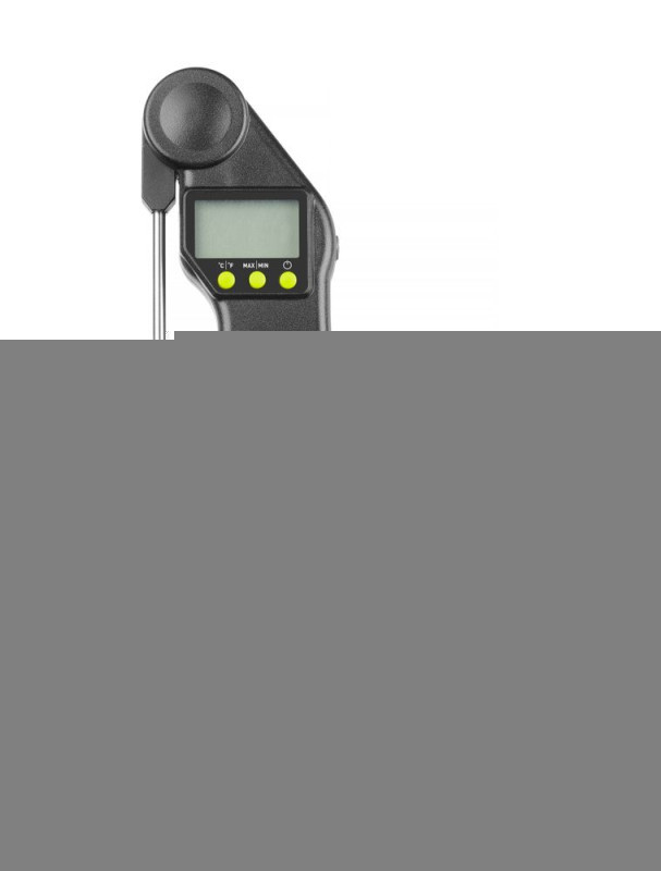 Digitale thermometer met opvouwbare sonde, HENDI, Zwart, 160x55x(H)20mm Digitale thermometer met opvouwbare sonde, HENDI, Zwart, 160x55x(H)20mm
