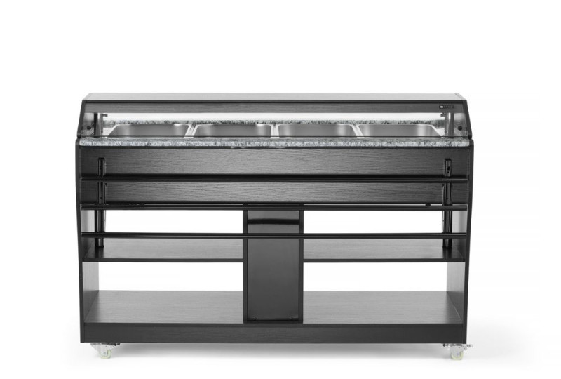 Verwarmd buffet, HENDI, GN 1/1, 1490x765x(H)1370mm Verwarmd buffet, HENDI, GN 1/1, 1490x765x(H)1370mm