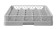 Vaatwaskorf voor glaswerk, HENDI, 25 vakken, 500x500x(H)104mm Vaatwaskorf voor glaswerk, HENDI, 25 vakken, 500x500x(H)104mm
