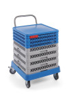 Trolley Voor Vaatwaskorven Met Handvat, Hendi, 575x545x(h)920mm Trolley Voor Vaatwaskorven Met Handvat, Hendi, 575x545x(h)920mm