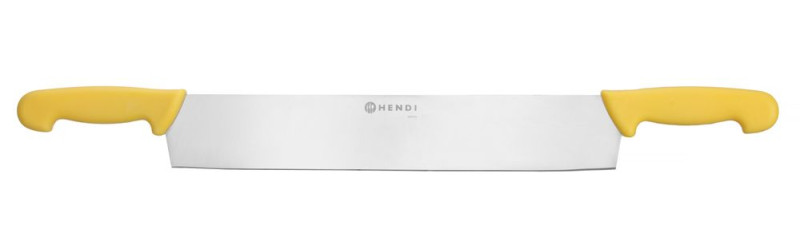 Kaasmes met dubbele handgreep, HENDI, Geel, (L)655mm Kaasmes met dubbele handgreep, HENDI, Geel, (L)655mm