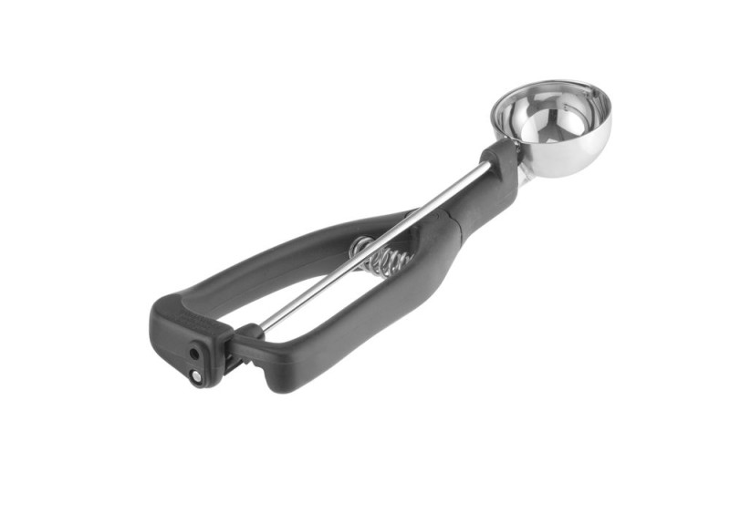 Portioneerlepel voor linkshandigen, Stöckel, 1/30, Zwart, ⌀49x(H)mm Portioneerlepel voor linkshandigen, Stöckel, 1/30, Zwart, ⌀49x(H)mm