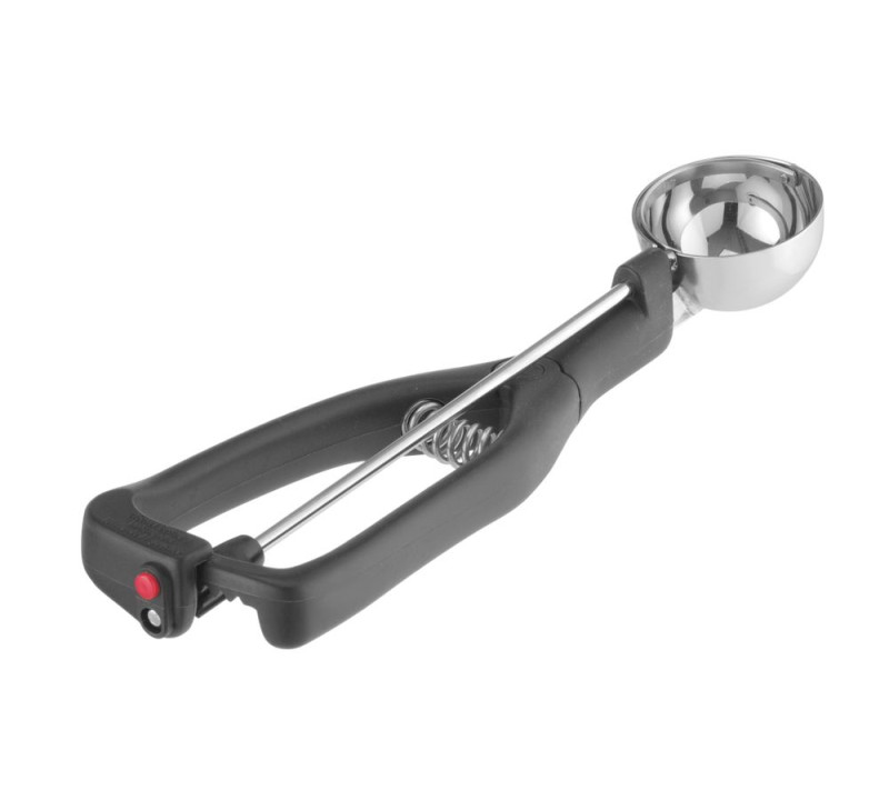 Portioneerlepel voor linkshandigen, Stöckel, 1/40, Zwart, ⌀45x(H)mm Portioneerlepel voor linkshandigen, Stöckel, 1/40, Zwart, ⌀45x(H)mm