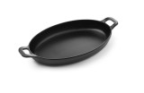 Mini Ovale Pan Little Chef, Fine Dine, Zwart, 155x80x(h)37mm Mini Ovale Pan Little Chef, Fine Dine, Zwart, 155x80x(h)37mm