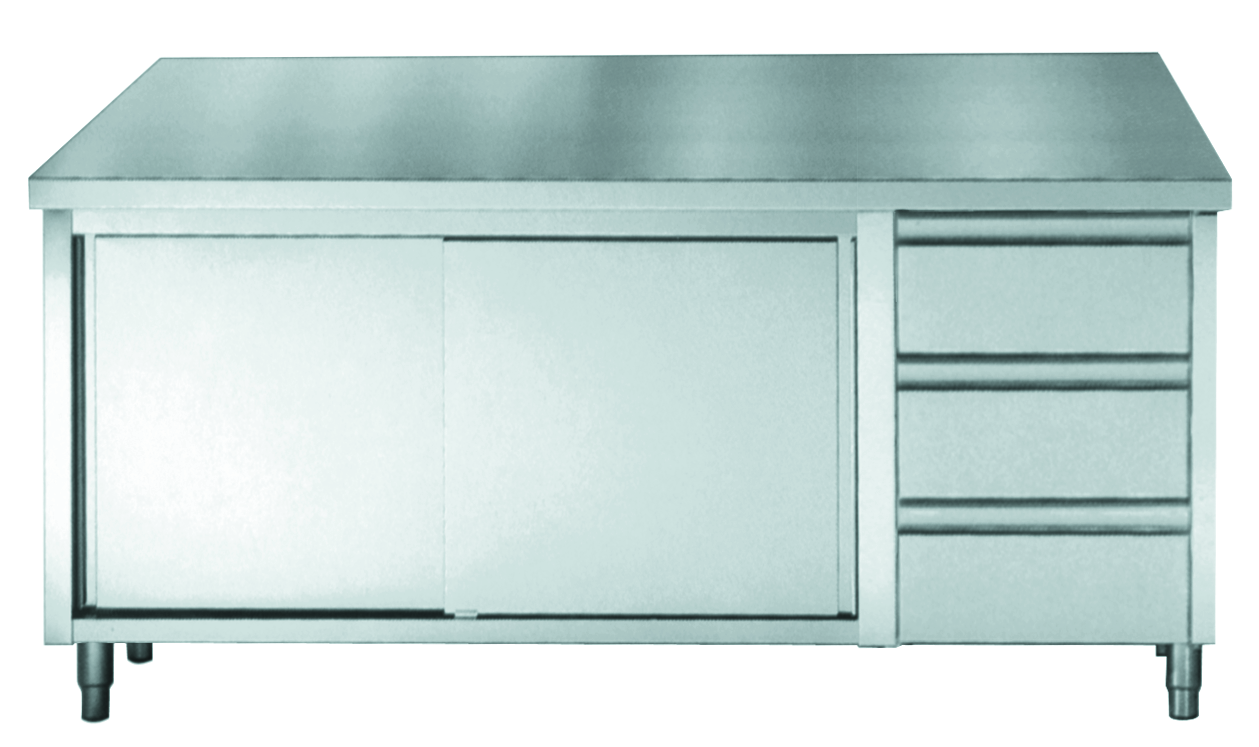 700 Werktafel Schuifdeuren Laden 1800 700 Werktafel Schuifdeuren Laden 1800