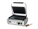 Contactgrill Panini, Hendi, Boven Geribd, Onder Glad, 230v/2200w, 430x370x(h)210mm Contactgrill Panini, Hendi, Boven Geribd, Onder Glad, 230v/2200w, 430x370x(h)210mm