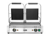 Contactgrill - Dubbele Versie Geheel Geribd, Hendi, Boven en Onder Geribd, 230v/3600w, 570x395x(h)510mm Contactgrill - Dubbele Versie Geheel Geribd, Hendi, Boven en Onder Geribd, 230v/3600w, 570x395x(h)510mm