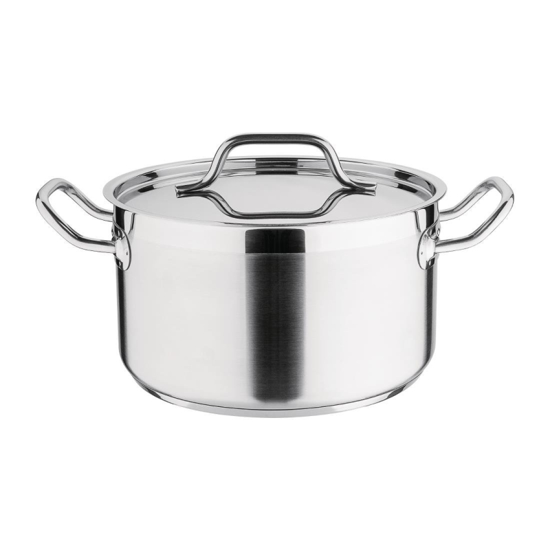 Nisbets Essentials RVS inductie kookpan 24cm 5,6L Nisbets Essentials RVS inductie kookpan 24cm 5,6L
