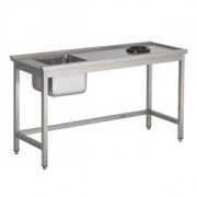 Spoelbak - afvalgat - zonder bodemschap